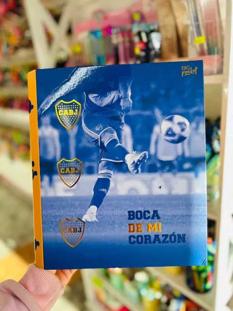 Carpeta A4-Mooving-Boca Juniors