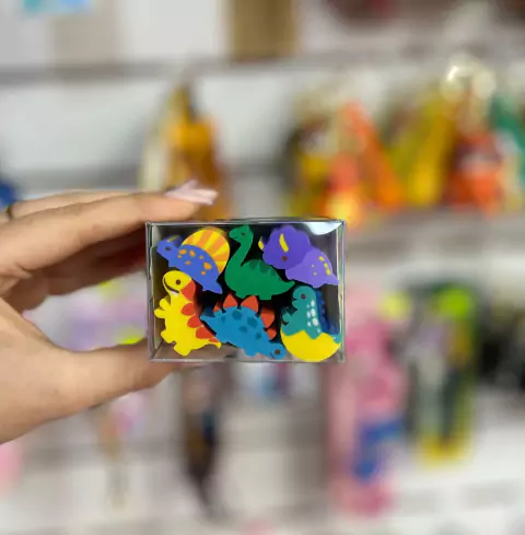 Gomas de borrar-Dinosaurios - Pack X6