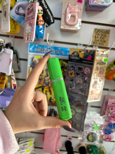 Resaltadores High Texter - Trabi Verde Flúo