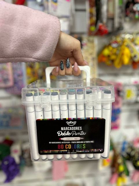 Marcadores Artísticos Doble Punta x80 - Talbot