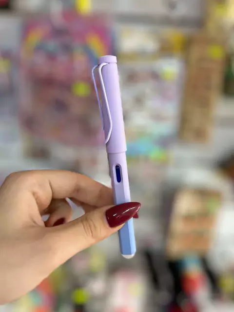 Pluma borrable- Lila Pastel