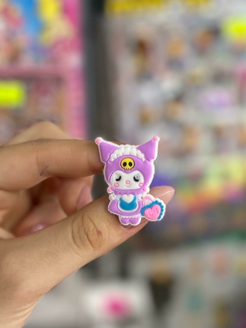 Pin para Crocs- Kuromi Lila