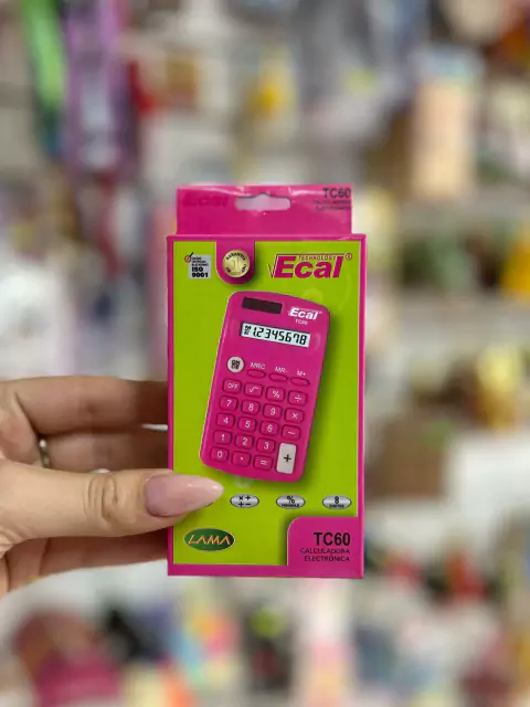 Calculadora Mini Ecal-Rosa