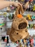 Mochila Peluche de Capybara con Naranja