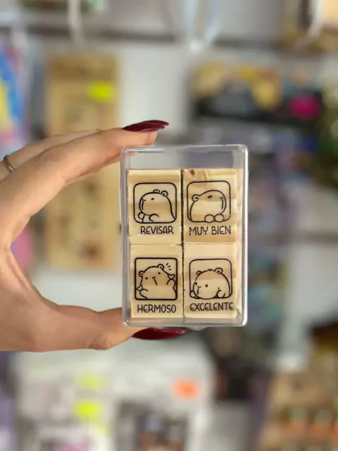 Sellos Docentes Capybara - Revisar