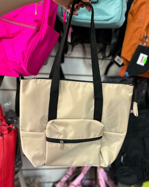 Cartera Grande- Beige