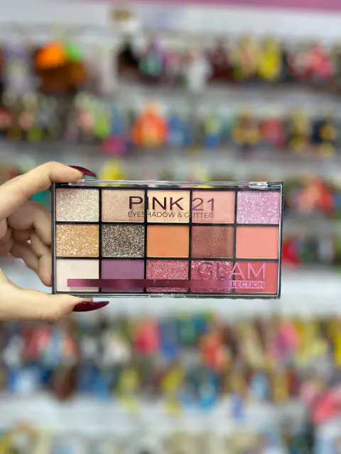 Paleta de Sombras x15 colores - Pink 21- 01