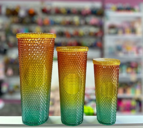 Vaso x3 Tipo Starbucks- Amarillo y Verde