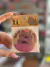 Mini Espejo de Chapa- Capybara Flor Rosa