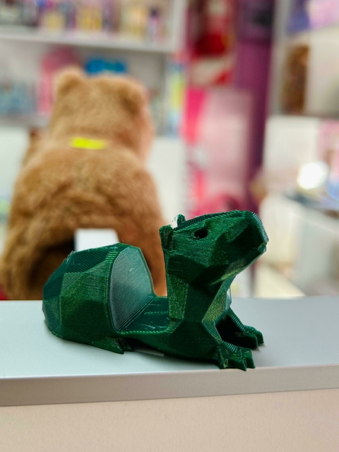 Porta Celular 3D Capybara Mini- Verde Oscuro