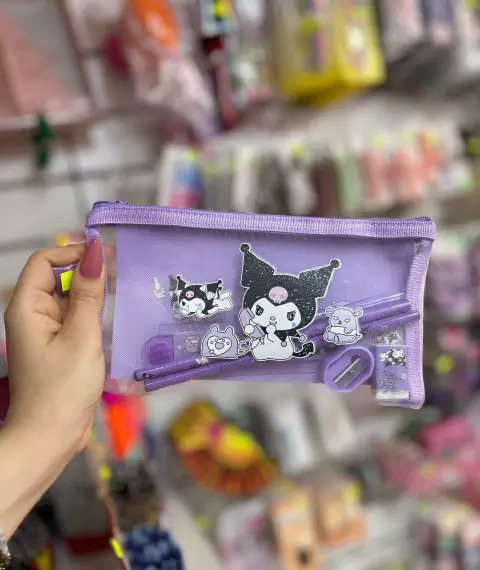 Cartuchera de Kuromi - Tela Red