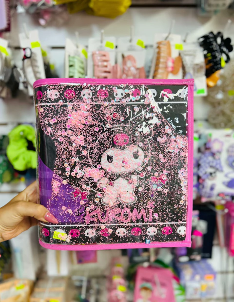 Cubre Carpeta N3 Glitter Rosa - comprar online