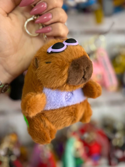 Llavero Peluche Capybara-Lila - comprar online