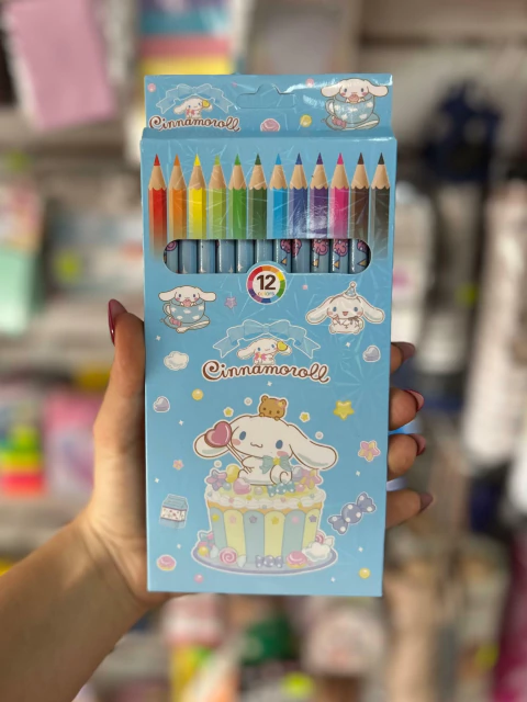 Lapices de Colores Cinnamoroll x12 - comprar online