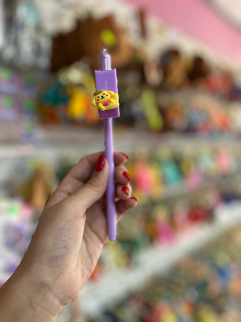 Lapicera + Abrochadora- PomPomPurin Violeta - comprar online