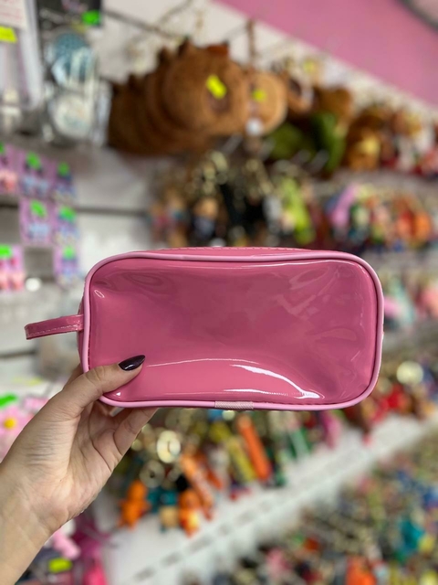 cartucheras con doble cierre- rosa - comprar online