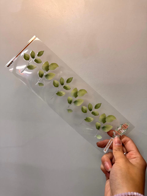 Stickers UV- Hojas Preciosas