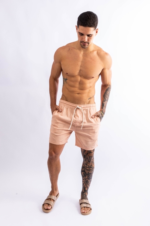 Walkshort Linho Rose - comprar online