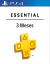 PS Plus Essential 3 Meses PS4