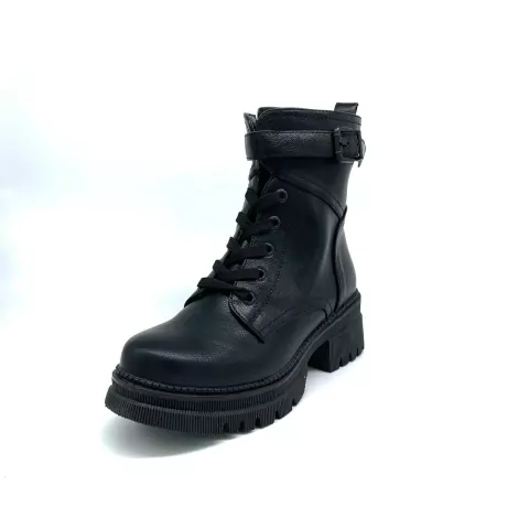 Bota Coturno Mooncity Cano Curto Salto 5cm