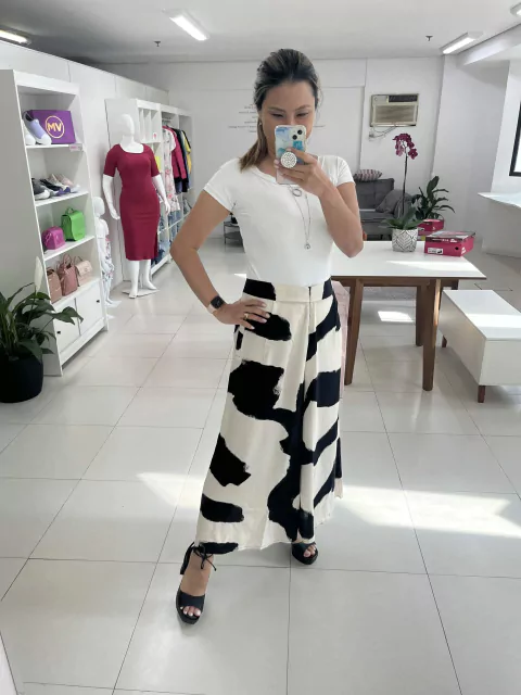 Calça Mob Pantacourt Estampa Painting