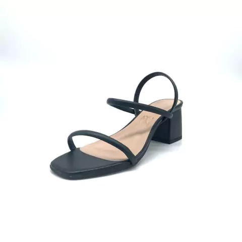 Sandália My Shoes Salto Bloco Santorine