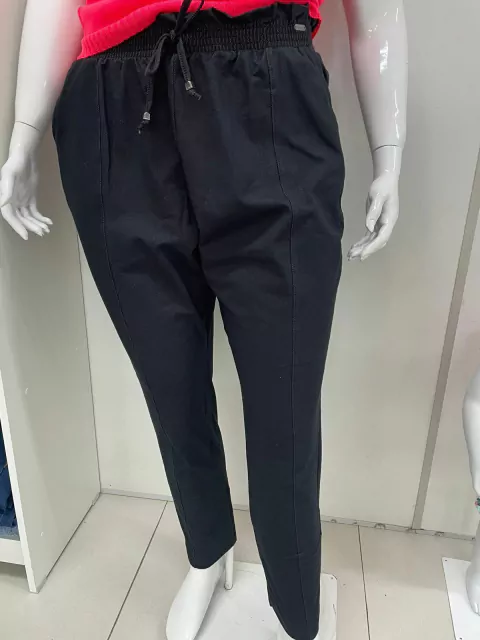 Calça Maelle Plus Size Cós Elástico Costura