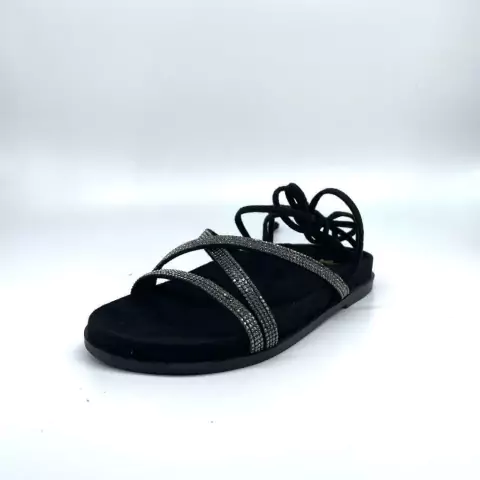 Sandália Trijeito Amarração Strass