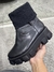 Bota Solado Tratorado Detalhe Meia