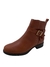 Bota Bottero Couro Legítimo Bico Redondo Fivela