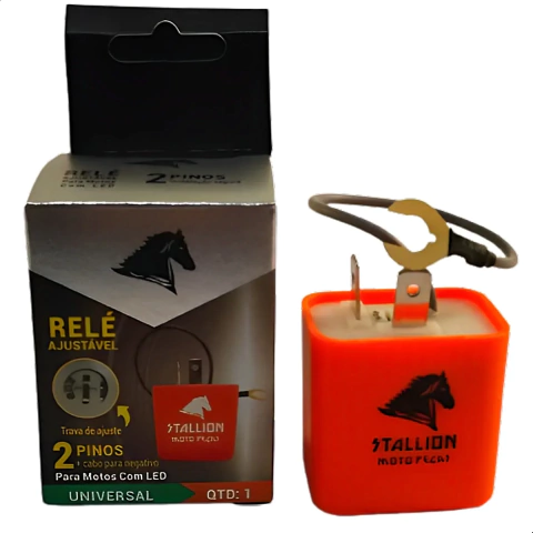 Rele Pisca Seta Led 2 Pinos Regulagem Velocidade - comprar online