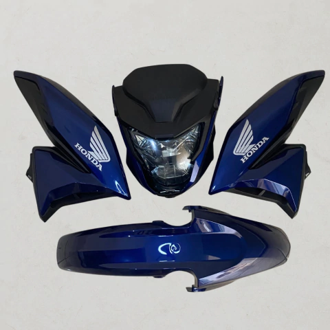 KIt Titan Com Frente Da 2025 Adaptada + PAra-lama + Aba do Tanque Completas