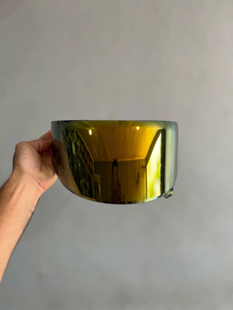 Viseira Capacete Axxis/Asx Dourada Original