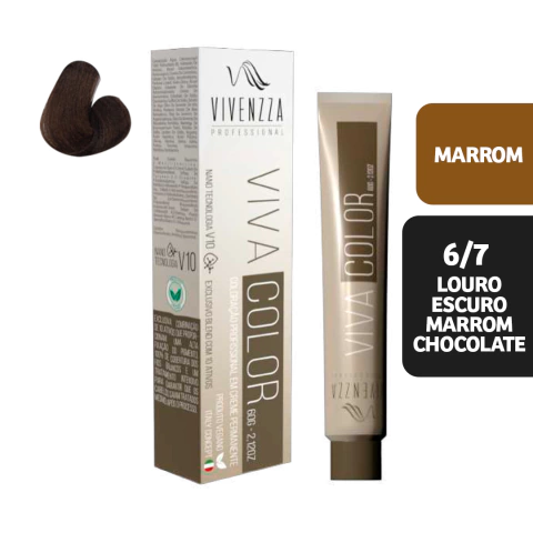 Coloração 6/7 LOURO ESCURO MARROM CHOCOLATE