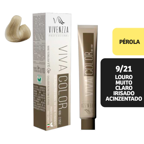 Coloração 9/21 LOURO MUITO CLARO IRISADO ACINZENTADO