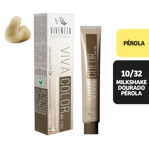 Coloração 10/32 MILKSHAKE DOURADO PÉROLA