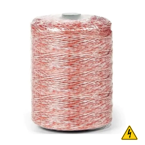 Fio Eletroplástico Cerca Elétrica Rural Aço Inox Alta Condução Rolo 500m