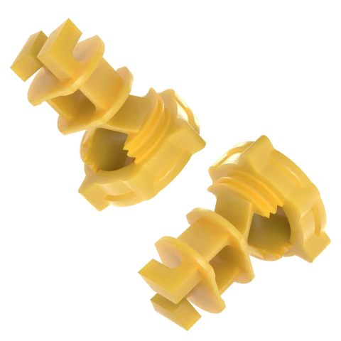 Isolador Vergalhão 3/8 Guia Cerca Elétrica Rural Amarelo