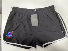 Short Fitness Dama Negro con Vivos de color Blanco