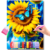 Borboleta Azul no Girassol - comprar online