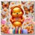 Ursinho Pooh com Borboletas Laranjas - comprar online