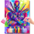 Dead Pool Mosaico Colorido - comprar online