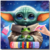 Mini Yoda com Sapinho - comprar online