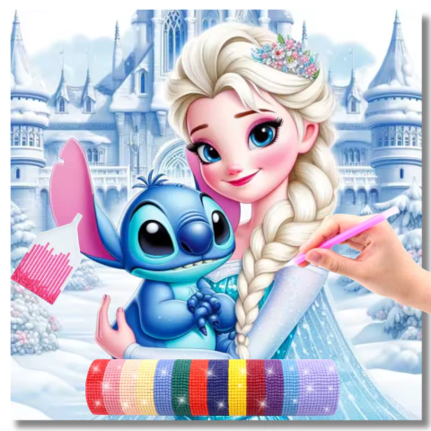 Princesa Frozen e Stitch - comprar online