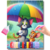 Tom e Jerry (Tom & Jerry) Guarda Chuva Colorido - comprar online