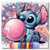 Stitch com Chiclete