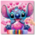 Stitch com Corações