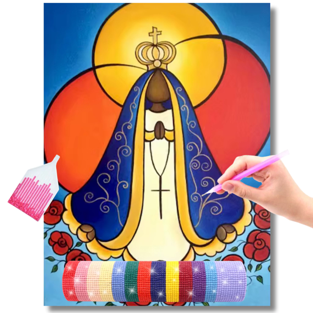 Nossa Senhora com Rosas