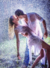 Casal Apaixonado na Chuva - comprar online