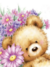 Ursinho Teddy com Flores - comprar online